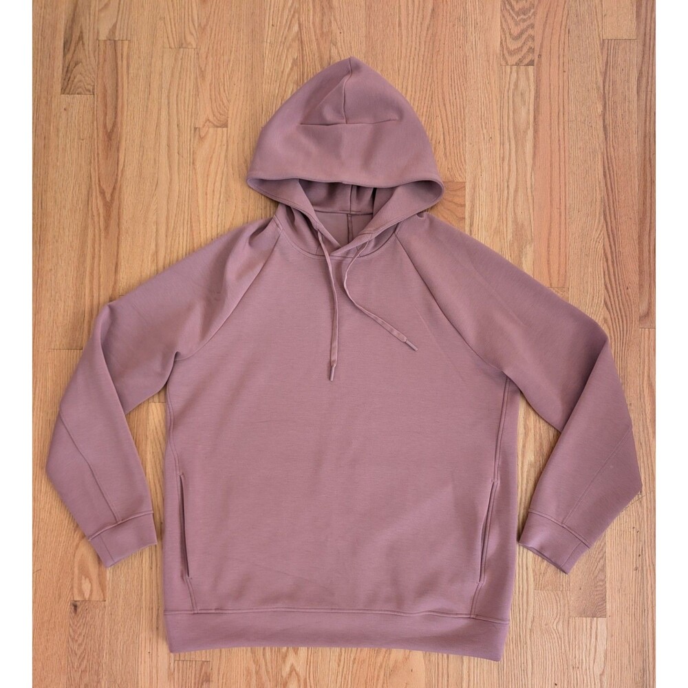 Lululemon Smooth Spacer Classic-Fit Pullover Hoodie Pink Mauve LM3FDVS Mens M